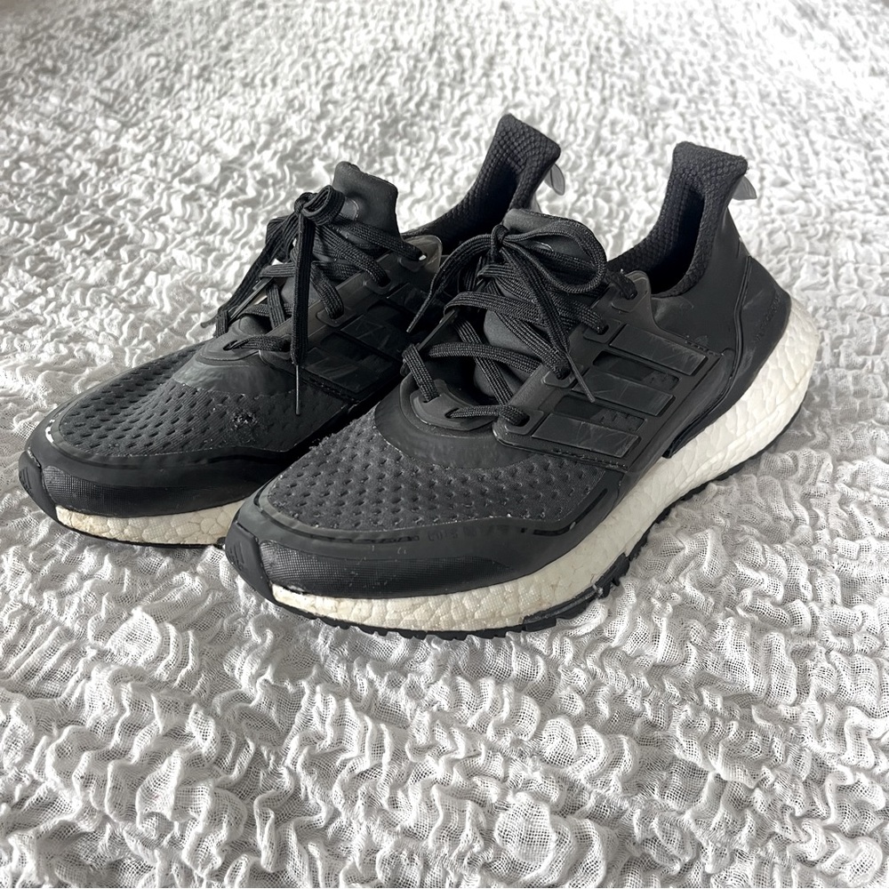 adidas Black and White Athletic Running Shoes